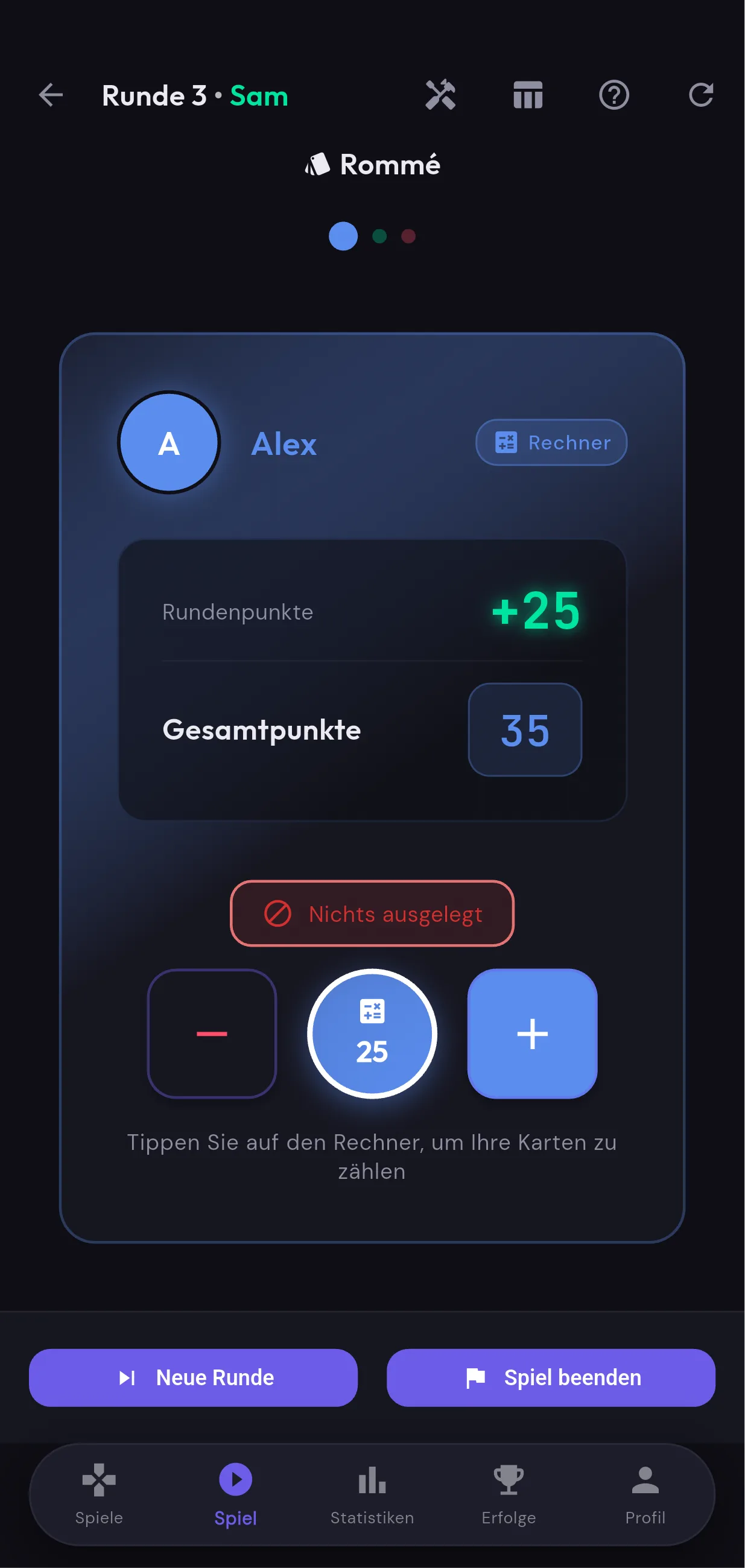 Punkterechner & Variantenverwaltung