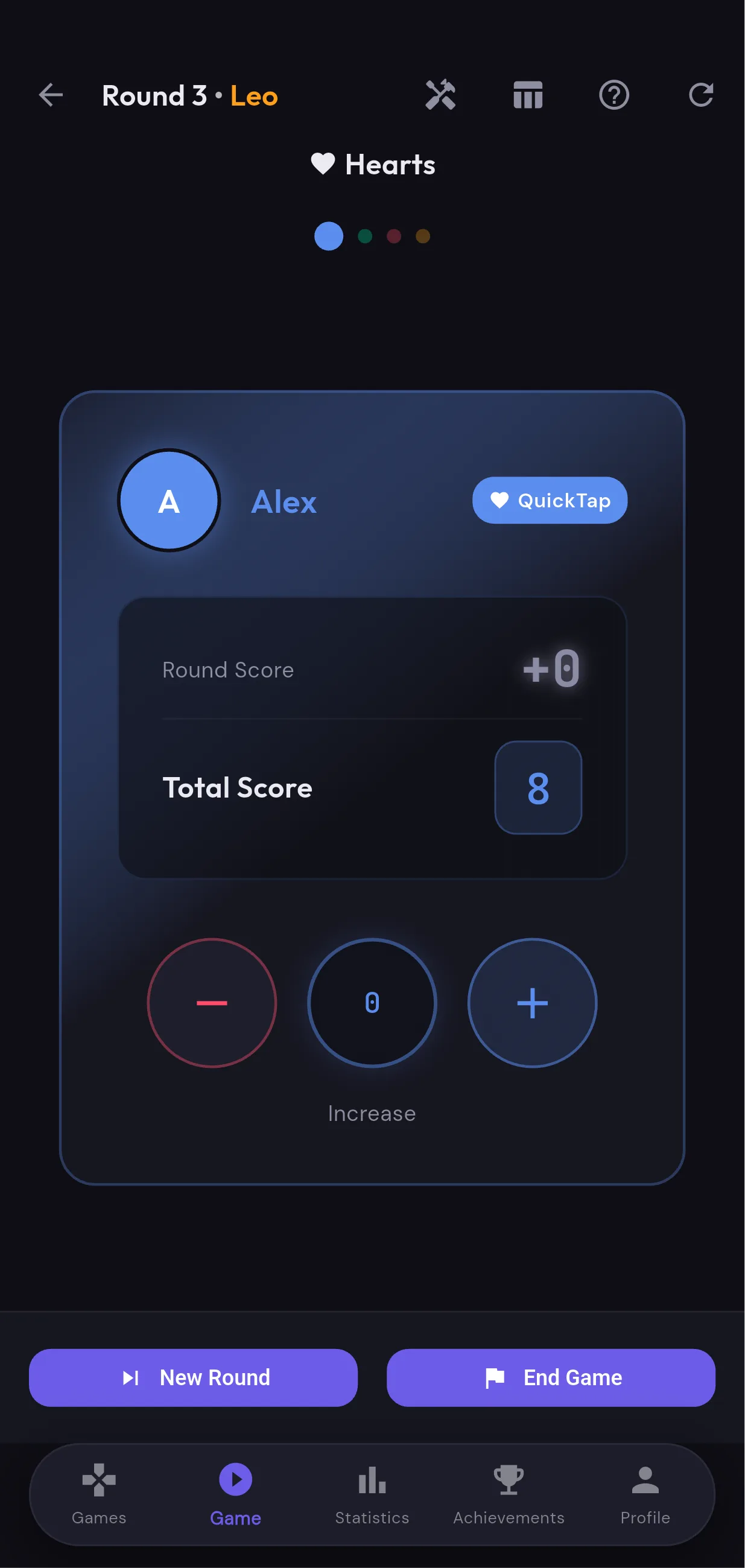 Point Counter with QuickTap