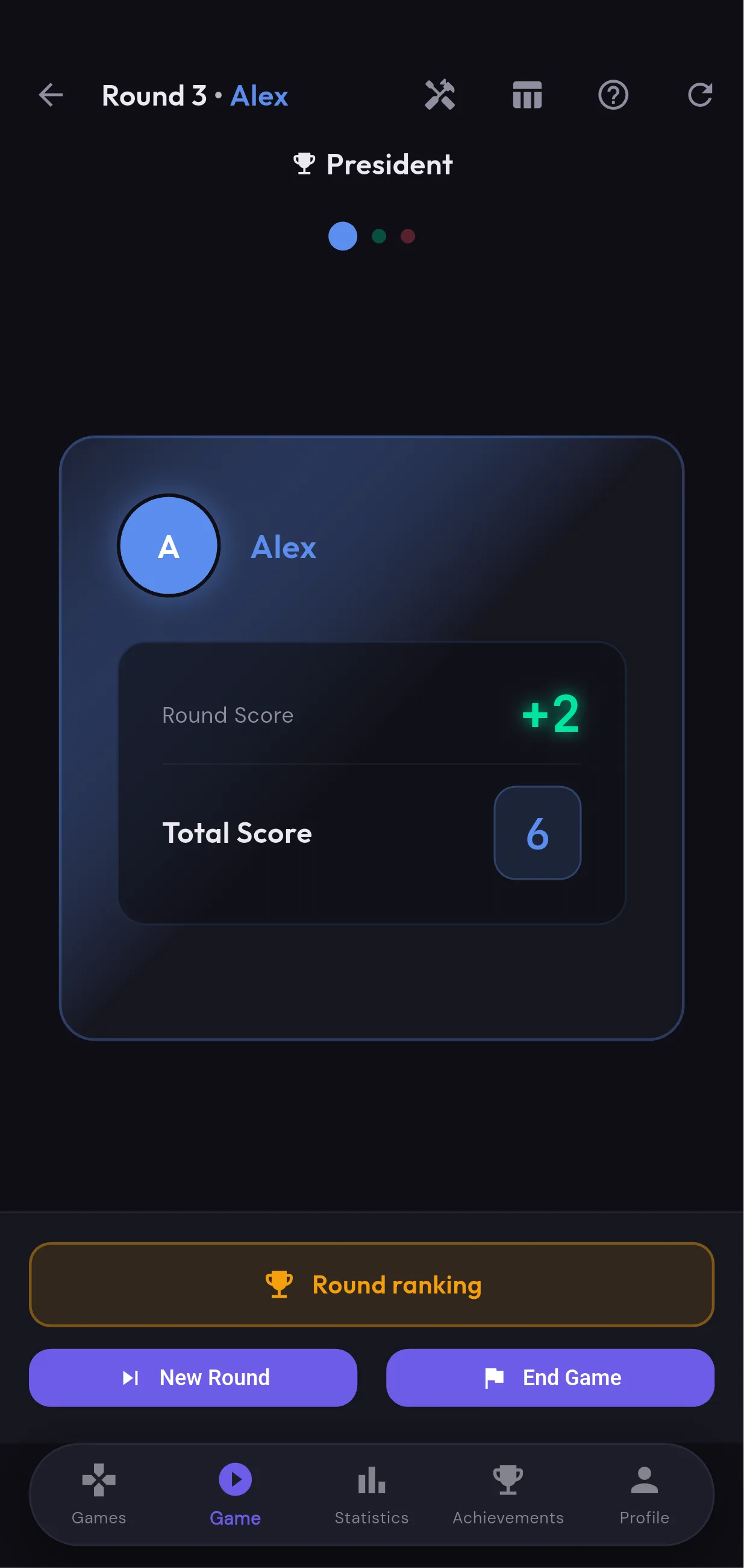 Automatic Round Ranking