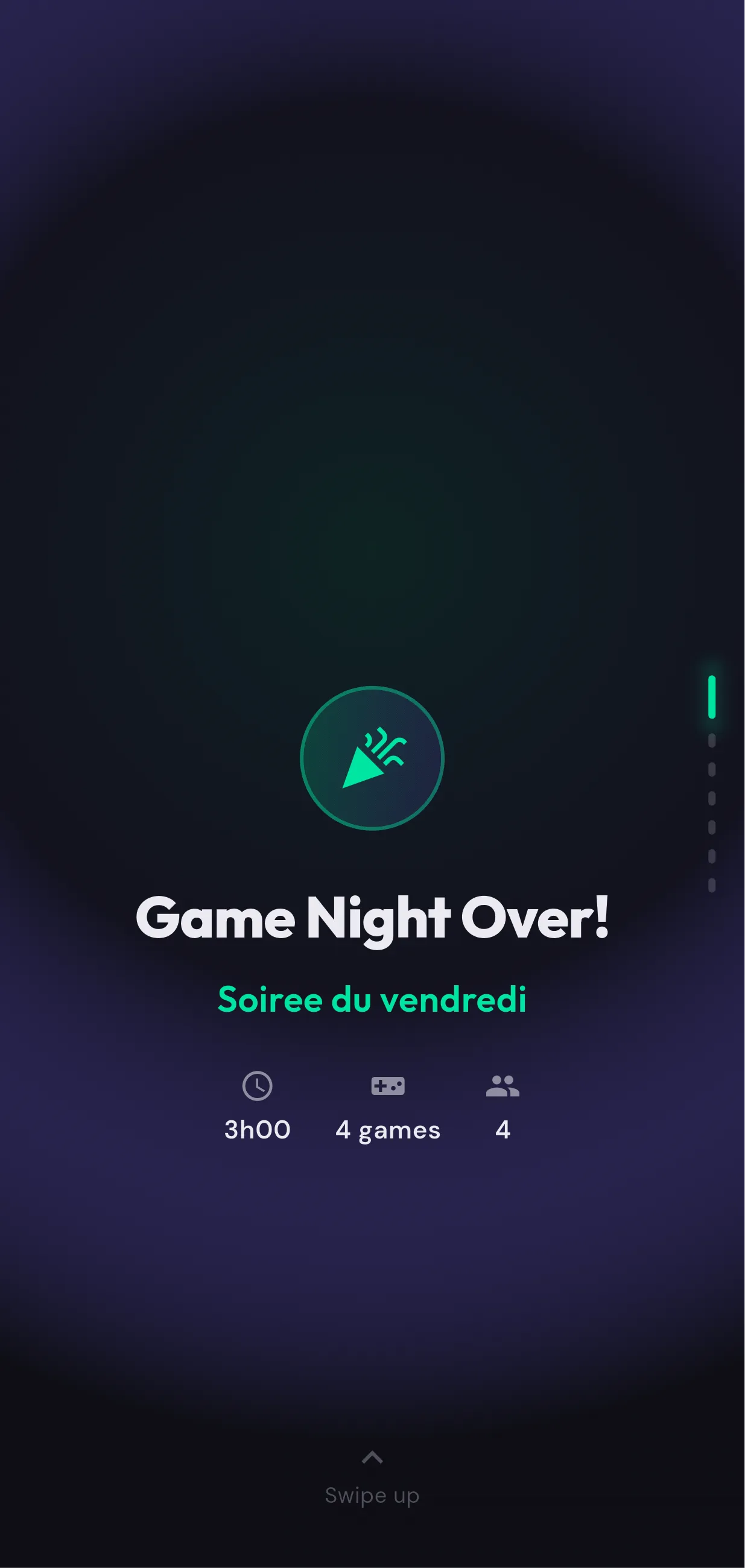 Recap Soirée