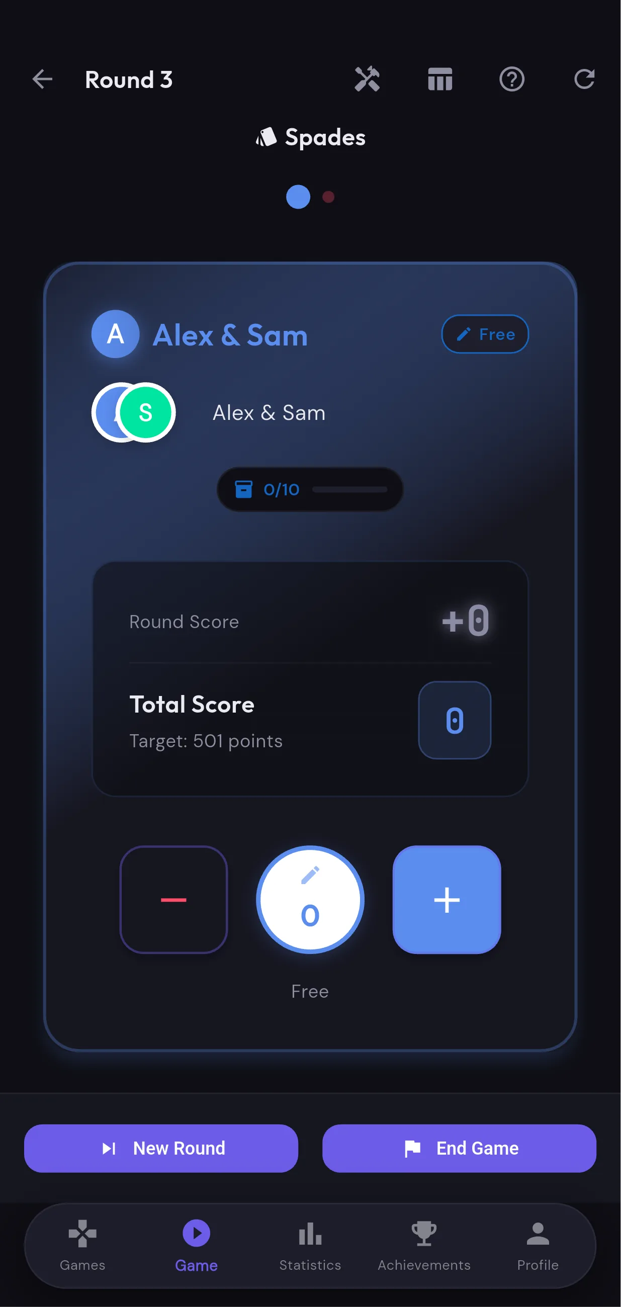 Trick and Bid Counter