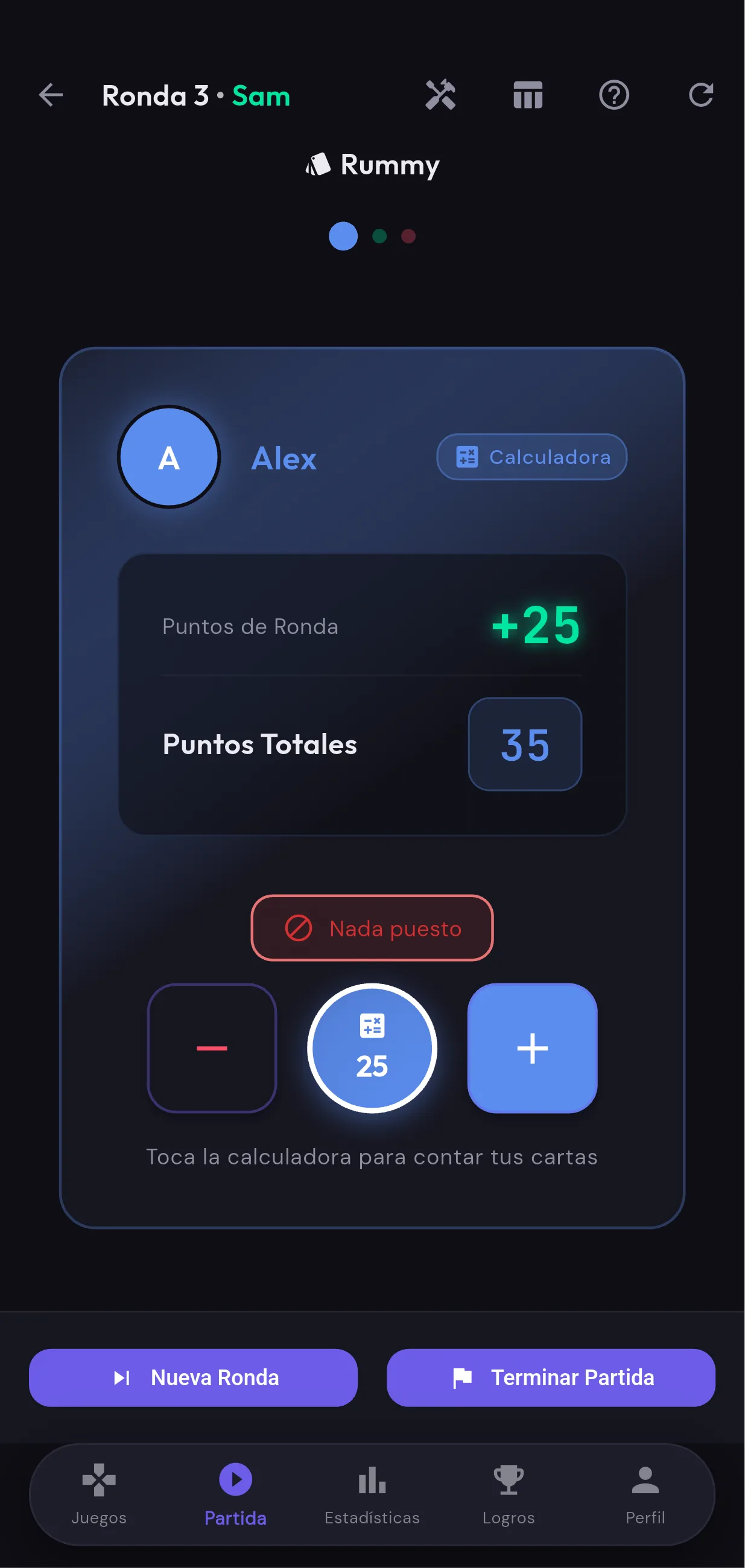 Calculador de Puntos y Gestor de Variantes