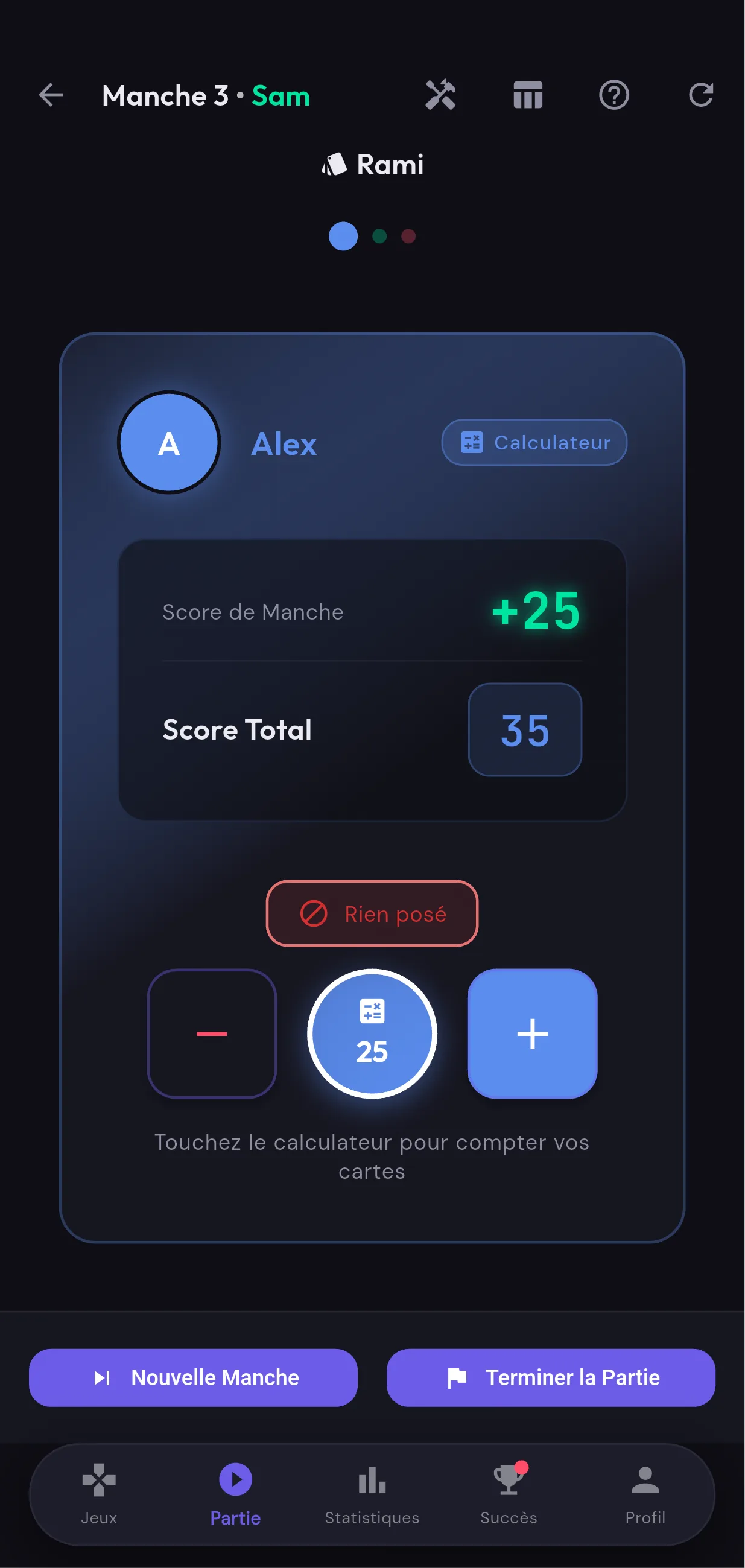 Calculateur de Points et Gestion des Variantes