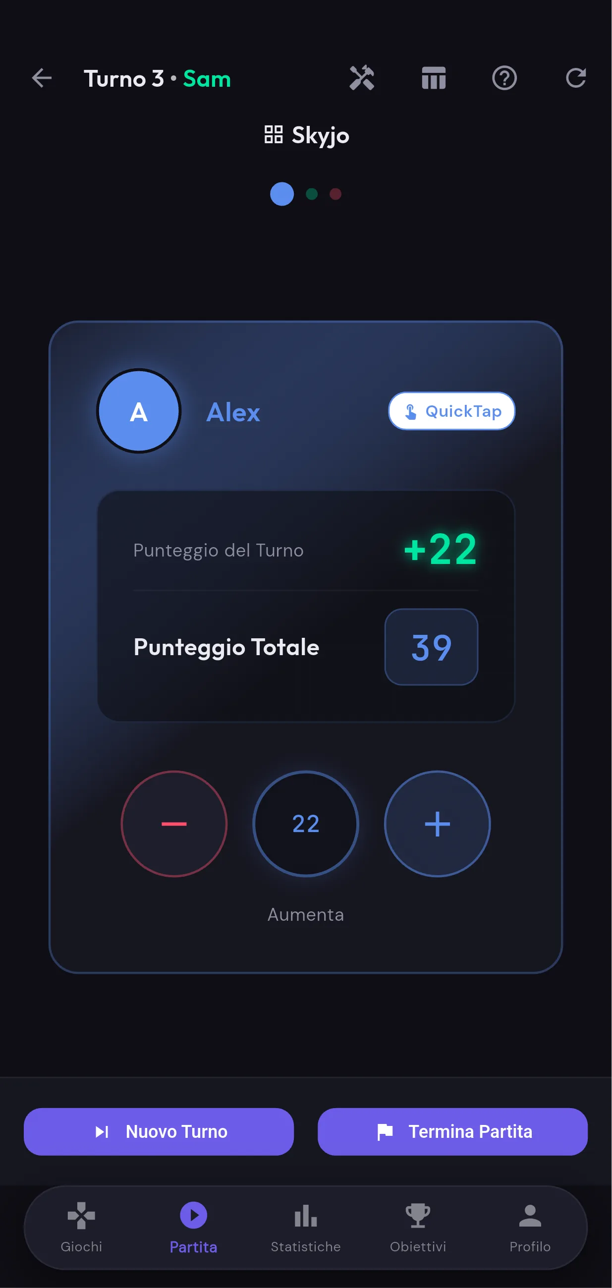 Assistente Punteggio con Griglia Intelligente