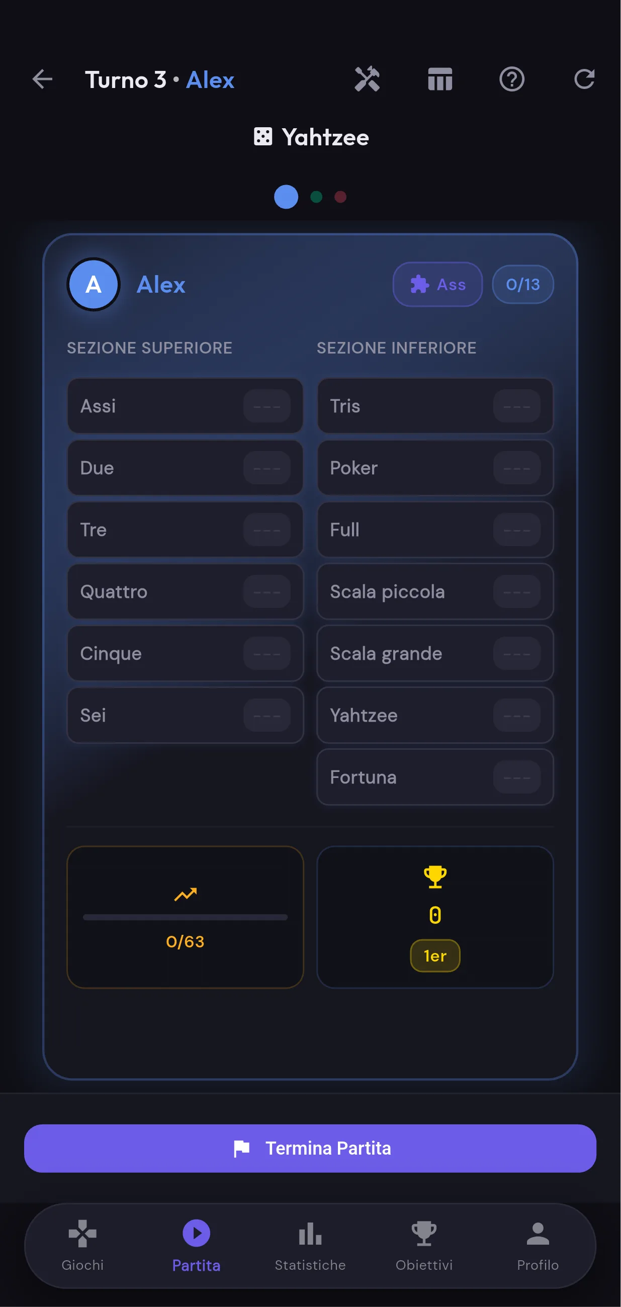 Il Foglio Segnapunti Intelligente