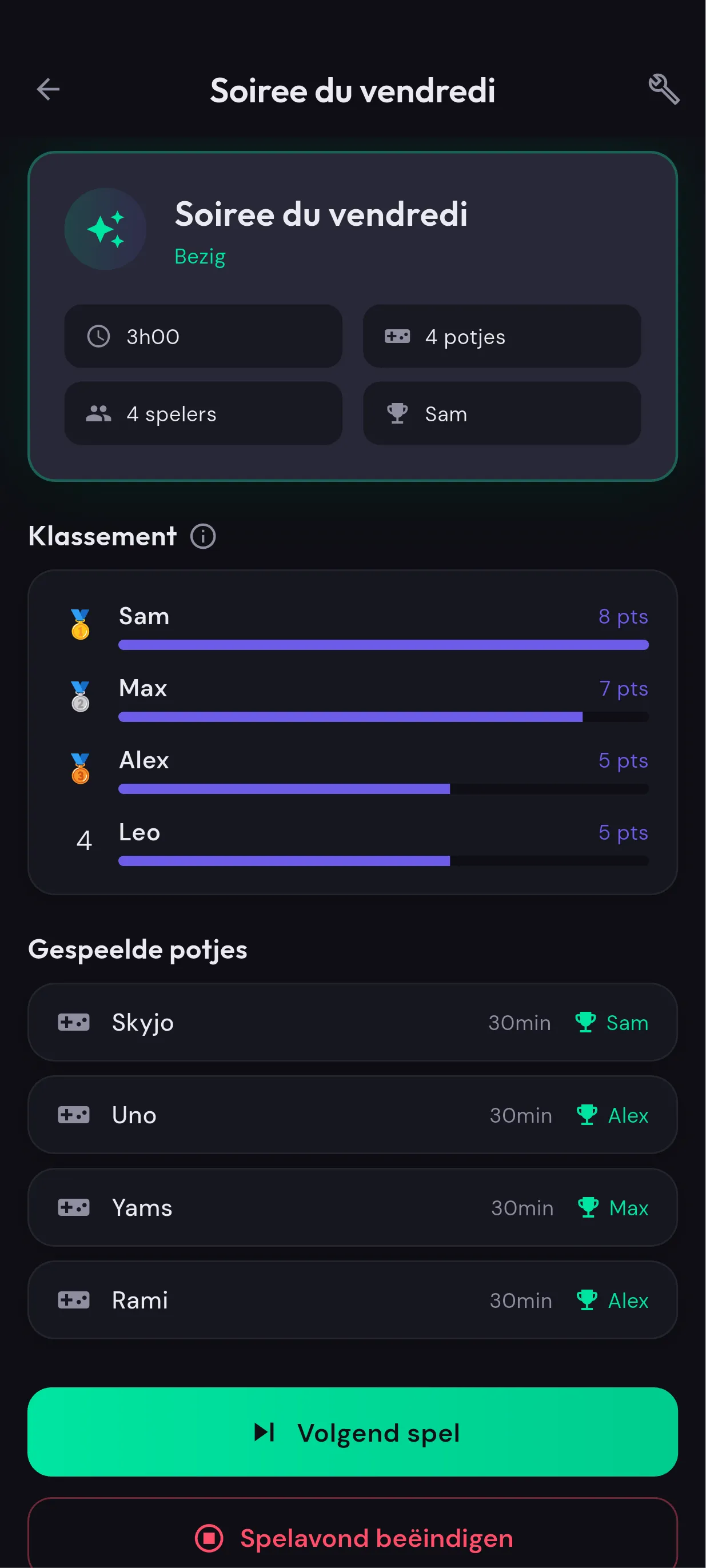 Spelavondmodus